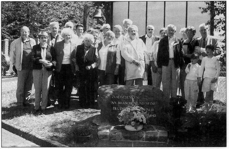 Gedenkstein in Jamlitz